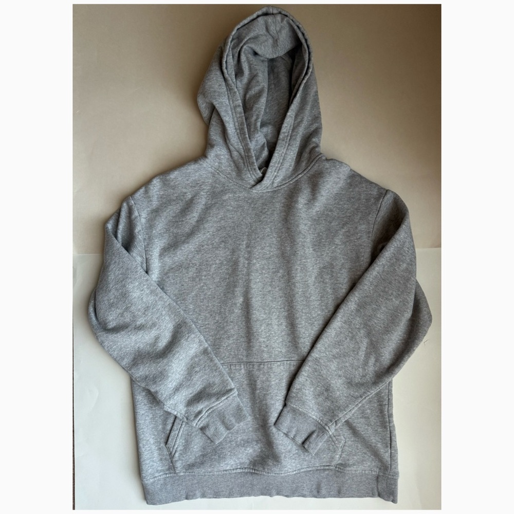 H&M Boys Heather Gray Hoodie - Size 16/18 (Used)